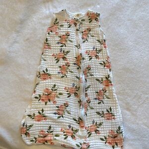 Floral Sleeveless Baby Sleep Sack